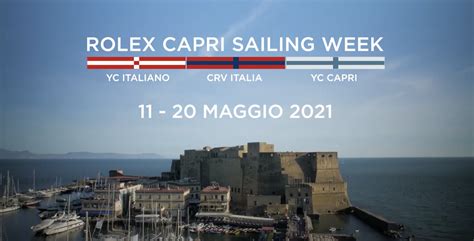 il programma rolex capri saliling week